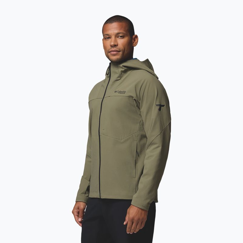 Softshell-Jacke für Herren Columbia Tennen Mountain Hooded Softshell stone green 5