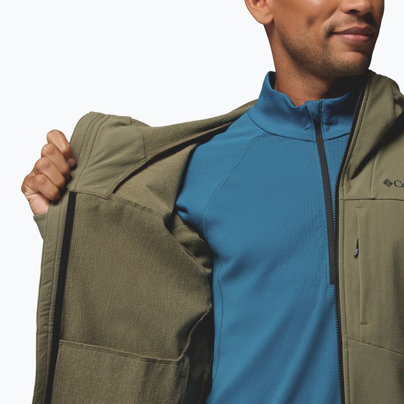 Softshell-Jacke für Herren Columbia Tennen Mountain Hooded Softshell stone green 9