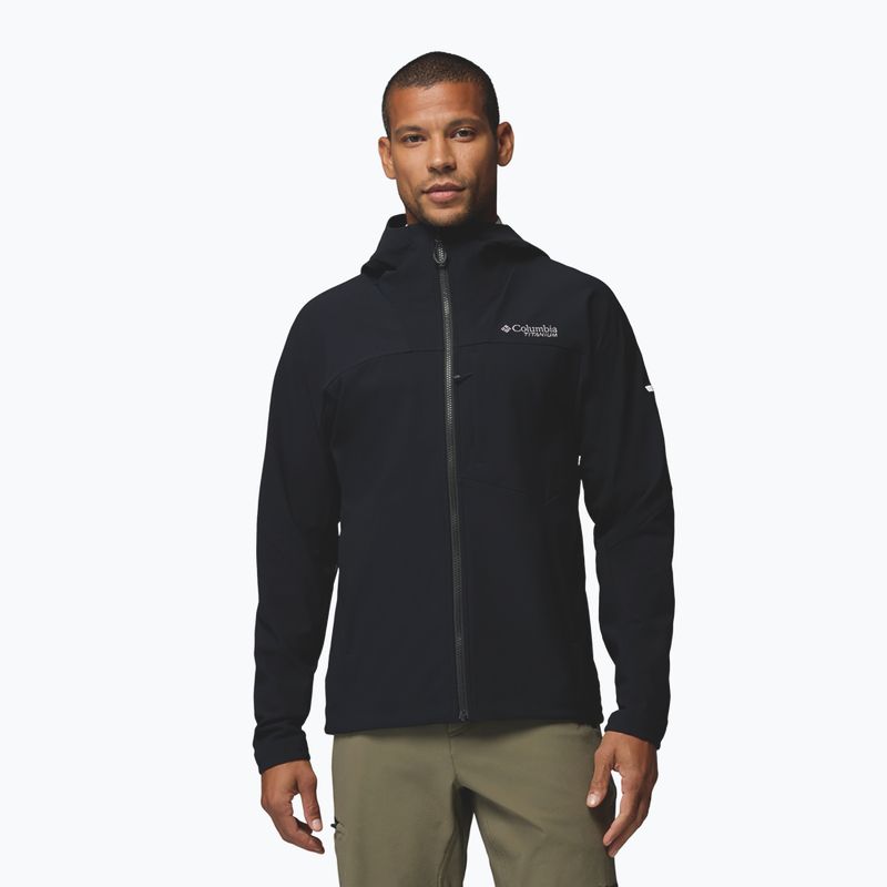 Softshell-Jacke für Herren Columbia Tennen Mountain Hooded Softshell black