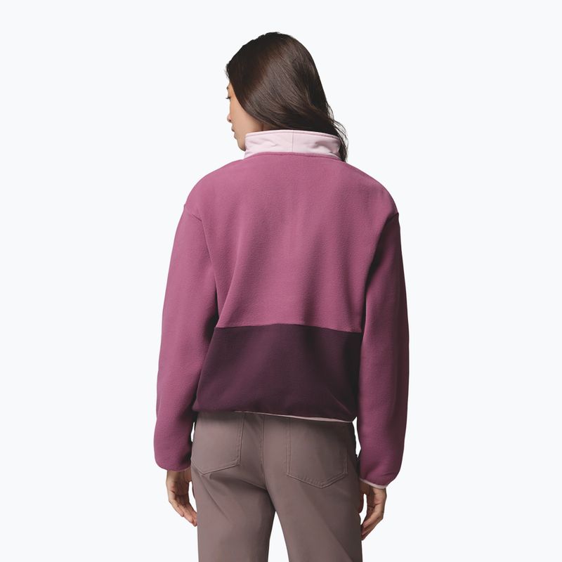 Fleecejacke für Damen Columbia Sequoia Grove II Half Zip Fleece Antique Mauve/Moonvista/Mineral Pink 3