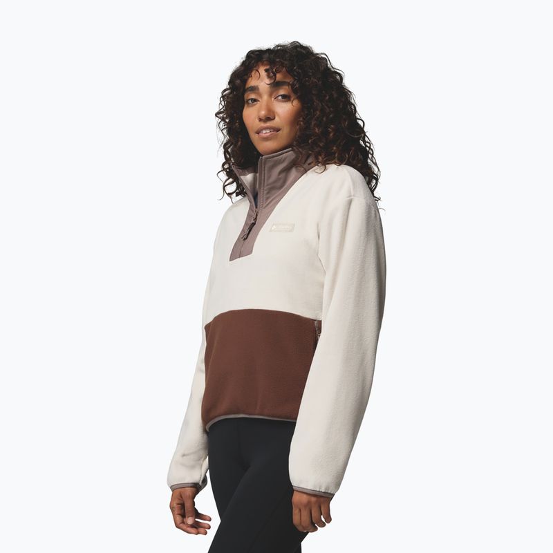 Fleecejacke für Damen Columbia Sequoia Grove II Half Zip Fleece dark stone/tobacco/iron 4