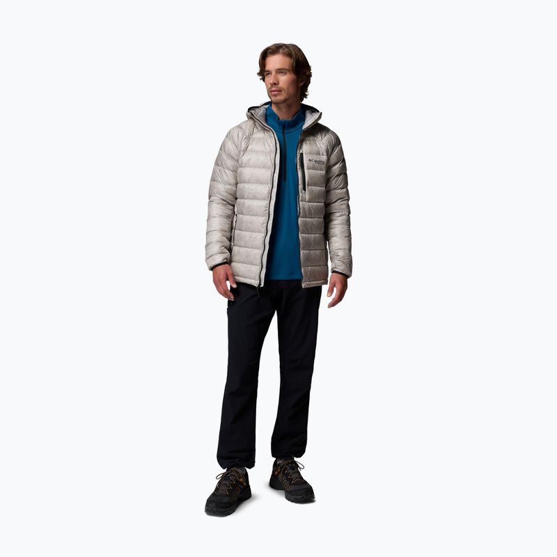 Herren-Daunenjacke Columbia Arctic Crest Down Hooded flint grey 2
