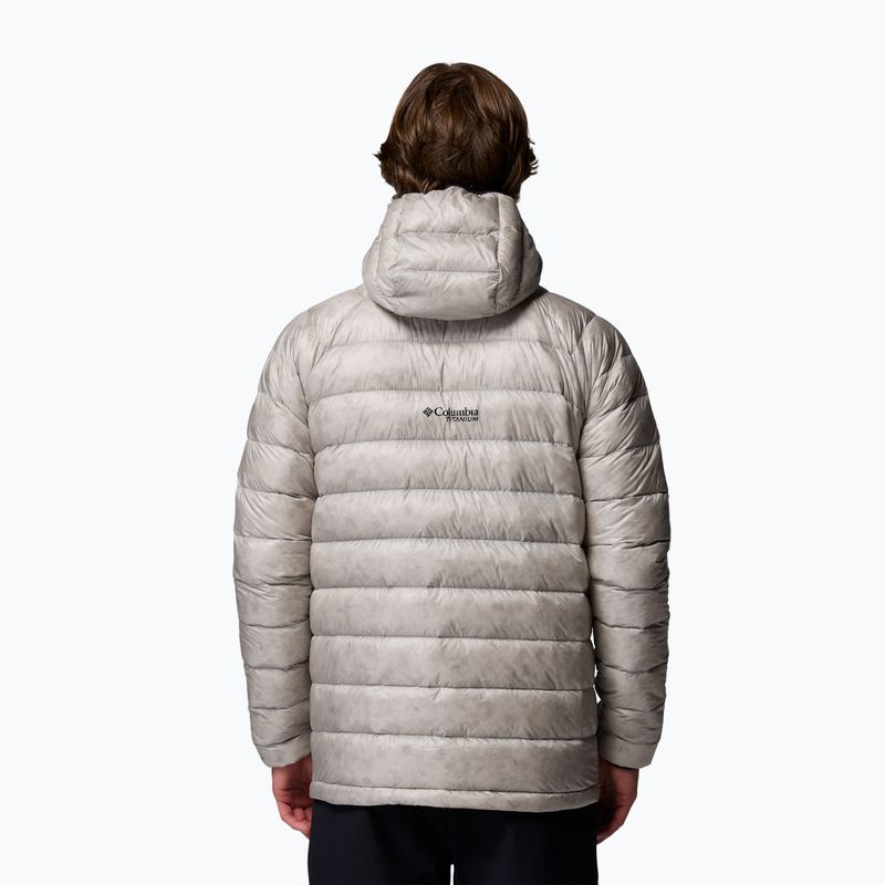 Herren-Daunenjacke Columbia Arctic Crest Down Hooded flint grey 3