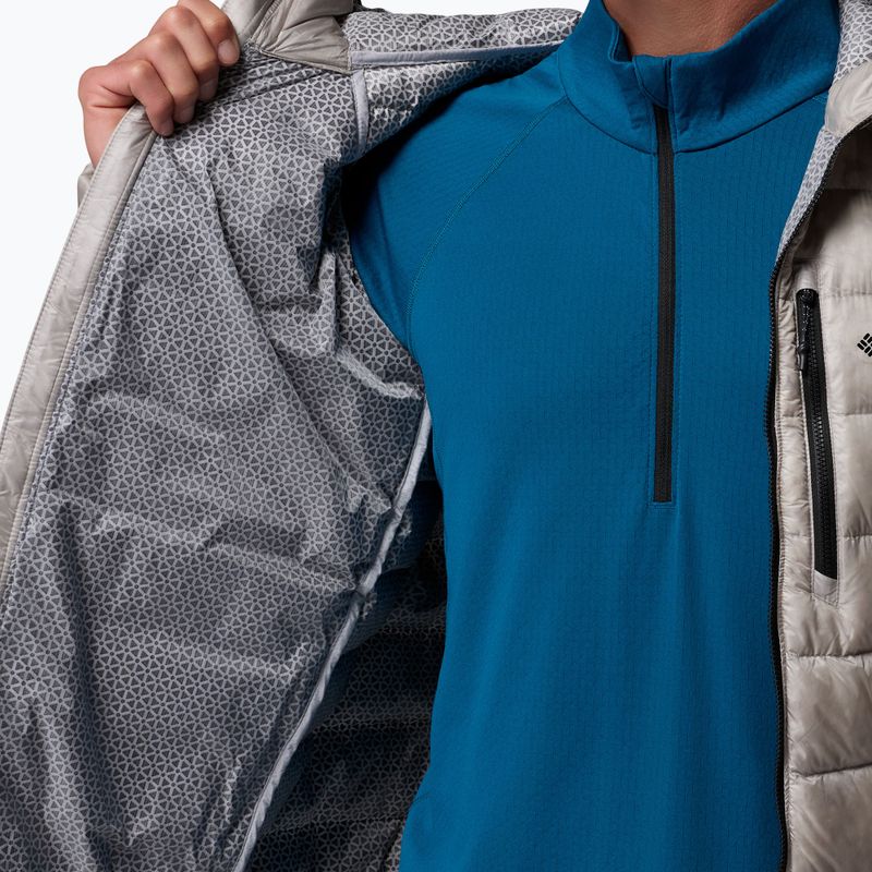 Herren-Daunenjacke Columbia Arctic Crest Down Hooded flint grey 9