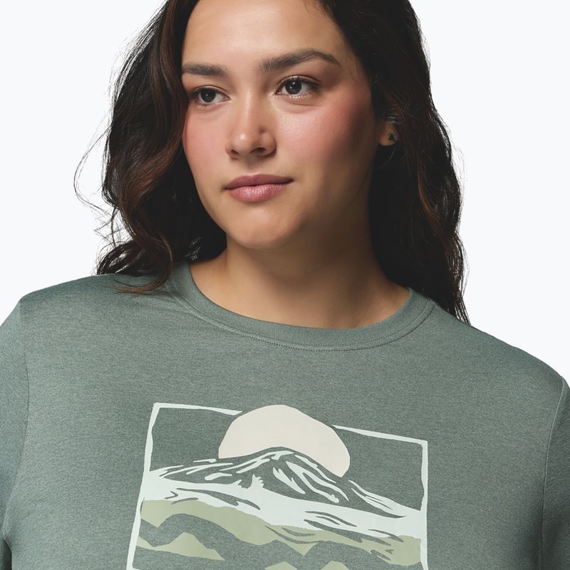 Damen-Longsleeve Columbia Parsons Point LS Graphic Tee sedona sage heather/all terrain 4