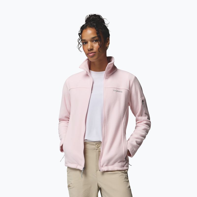Fleecejacke für Damen Columbia Fast Trek II powder pink 5