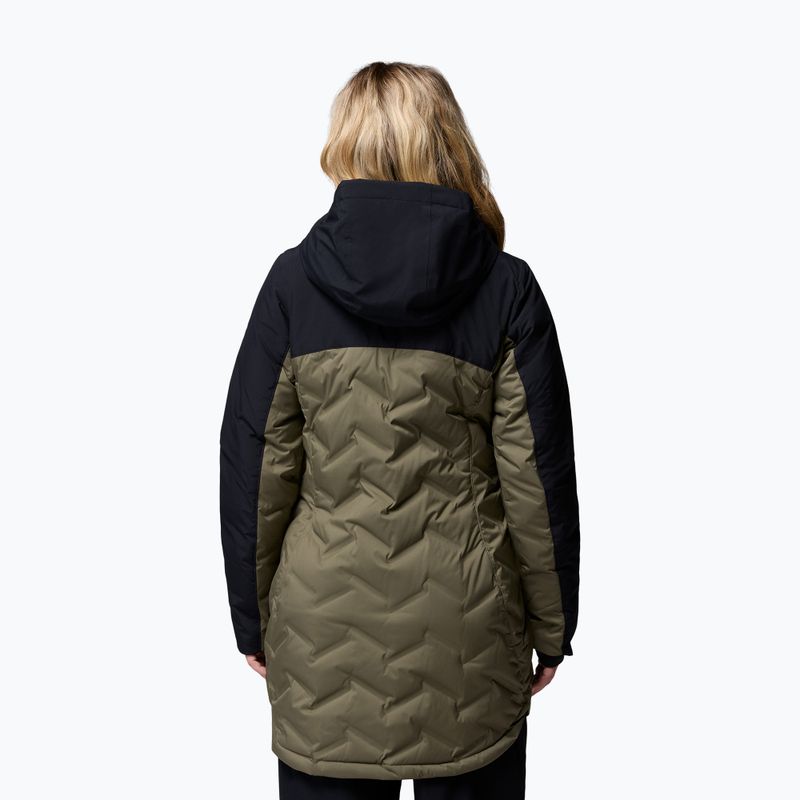 Damen Daunenmantel Columbia Mountain Croo III Mid Down stone green/black 3