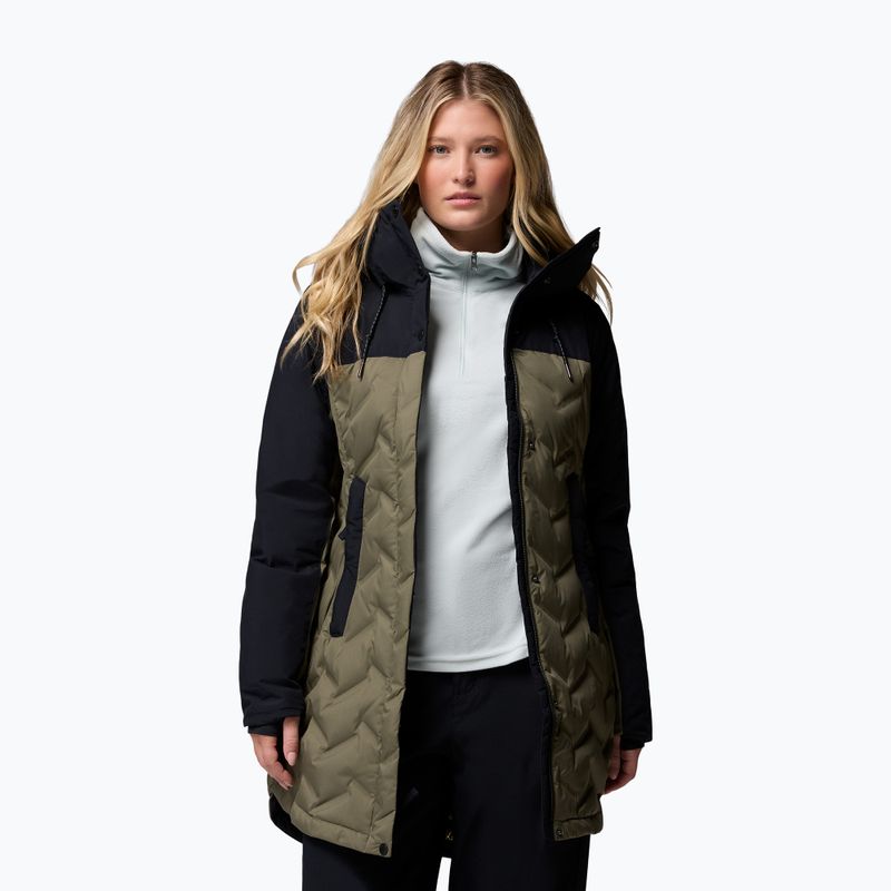 Damen Daunenmantel Columbia Mountain Croo III Mid Down stone green/black 5