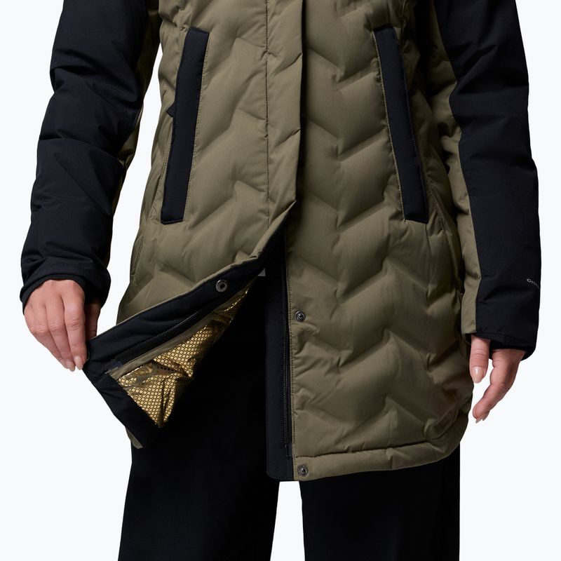 Damen Daunenmantel Columbia Mountain Croo III Mid Down stone green/black 9