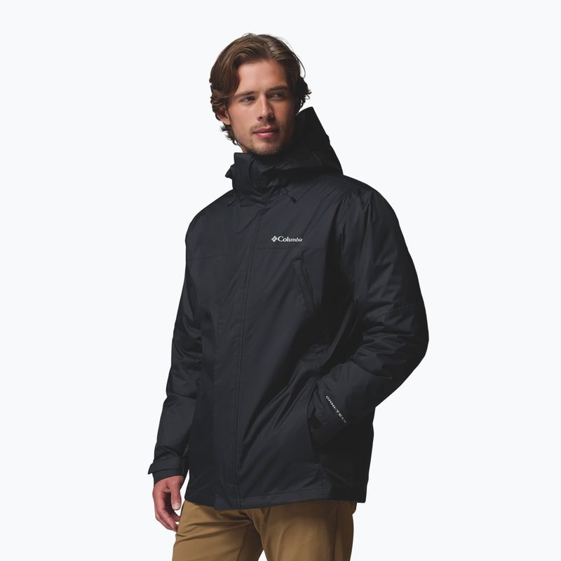 Herren-Regenjacke Columbia Inner Limits Interchange black 5