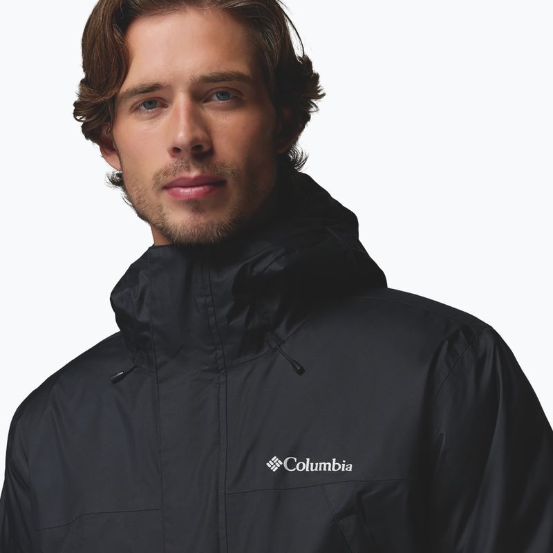 Herren-Regenjacke Columbia Inner Limits Interchange black 7