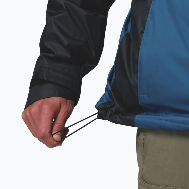 Herren-Regenjacke Columbia Inner Limits Interchange phoenix blue/black 10