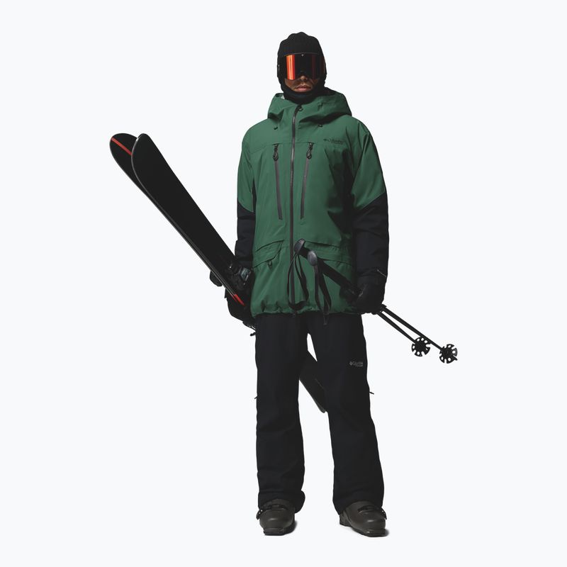 Herren-Skijacke Columbia Platinum Peak Insulated rain forest/black 2