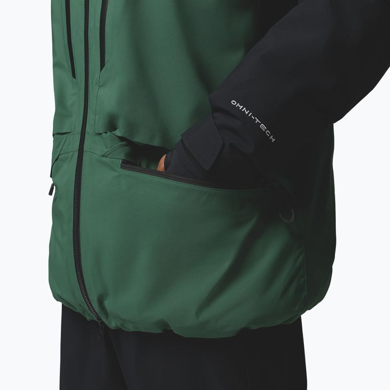 Herren-Skijacke Columbia Platinum Peak Insulated rain forest/black 11