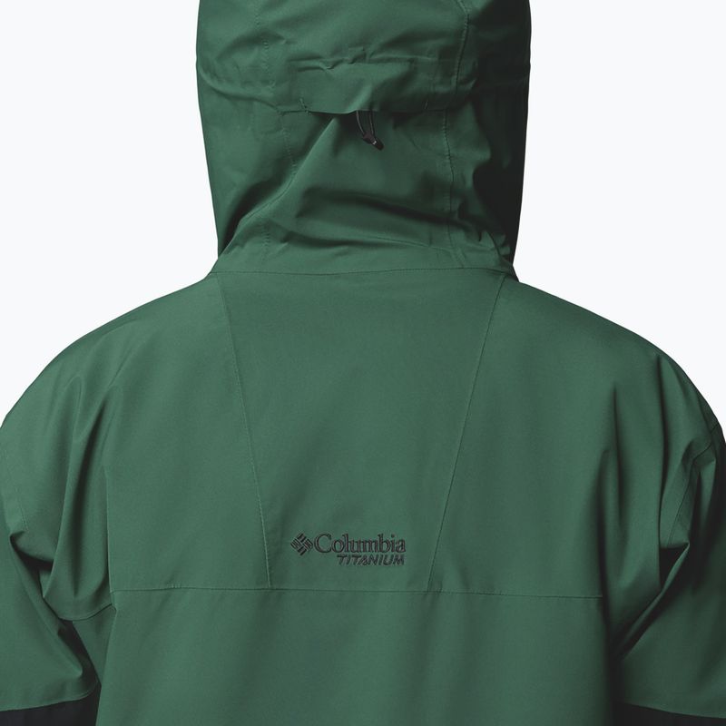 Herren-Skijacke Columbia Platinum Peak Insulated rain forest/black 12