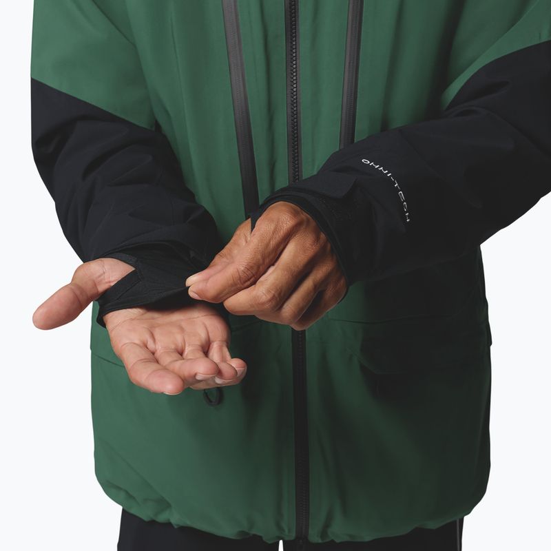 Herren-Skijacke Columbia Platinum Peak Insulated rain forest/black 5