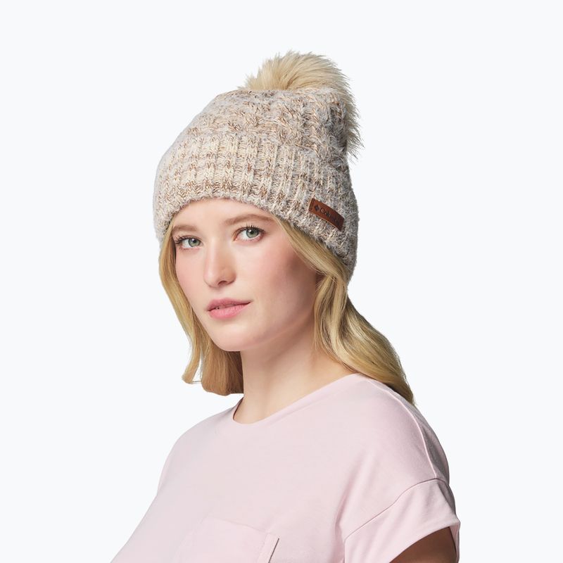 Wintermütze Columbia Winter Blur II Beanie camel brown/skittles 5