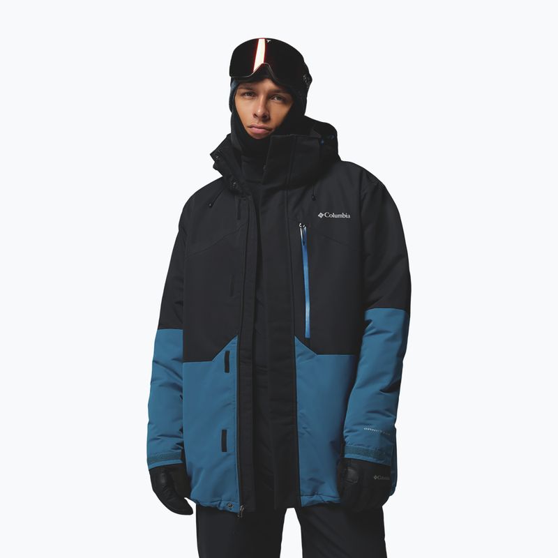 Herren-Skijacke Columbia Last Tracks III black/phoenix blue 5