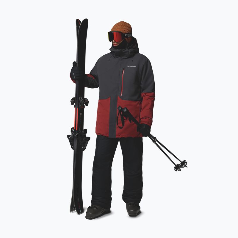 Herren-Skijacke Columbia Last Tracks III shark/red oxide 2