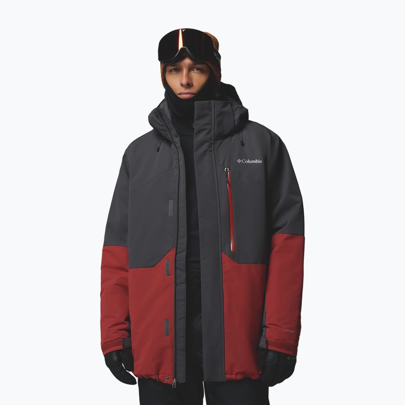 Herren-Skijacke Columbia Last Tracks III shark/red oxide 4