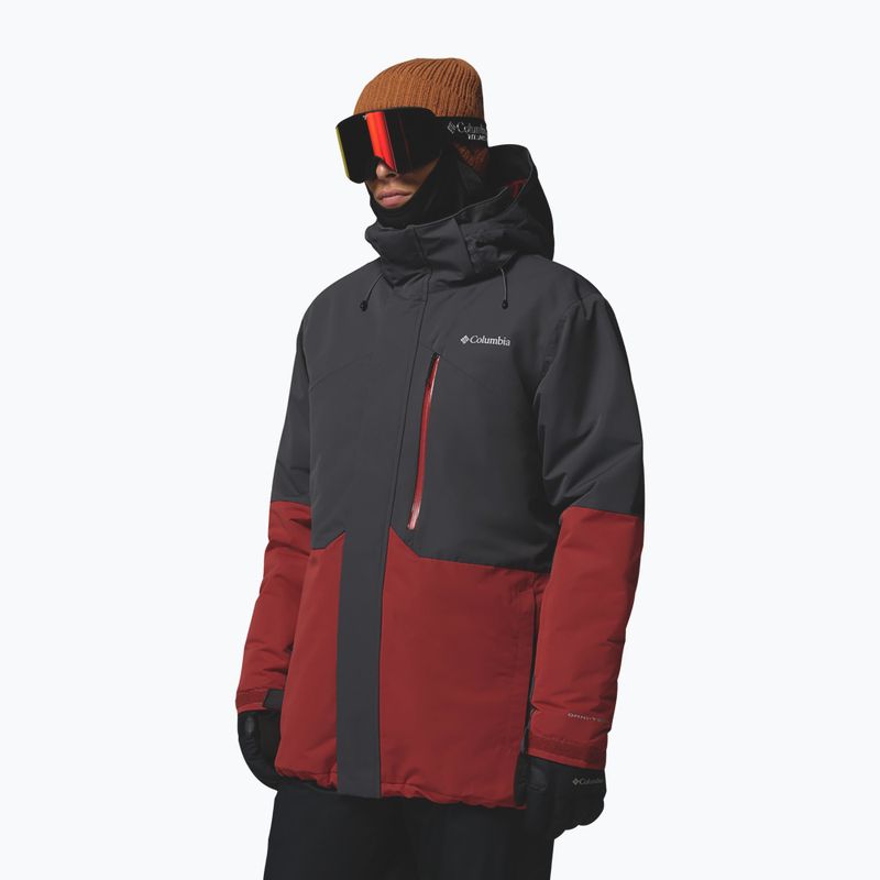 Herren-Skijacke Columbia Last Tracks III shark/red oxide 6
