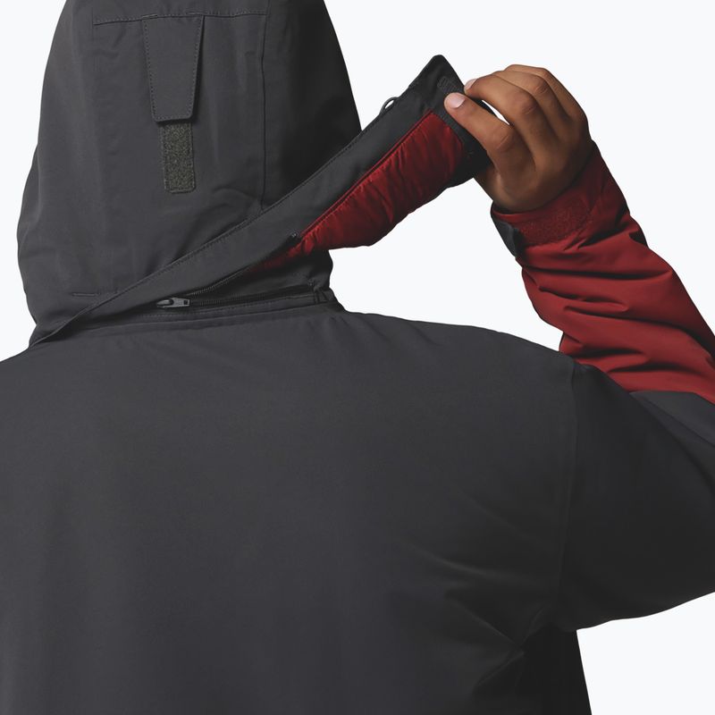 Herren-Skijacke Columbia Last Tracks III shark/red oxide 10