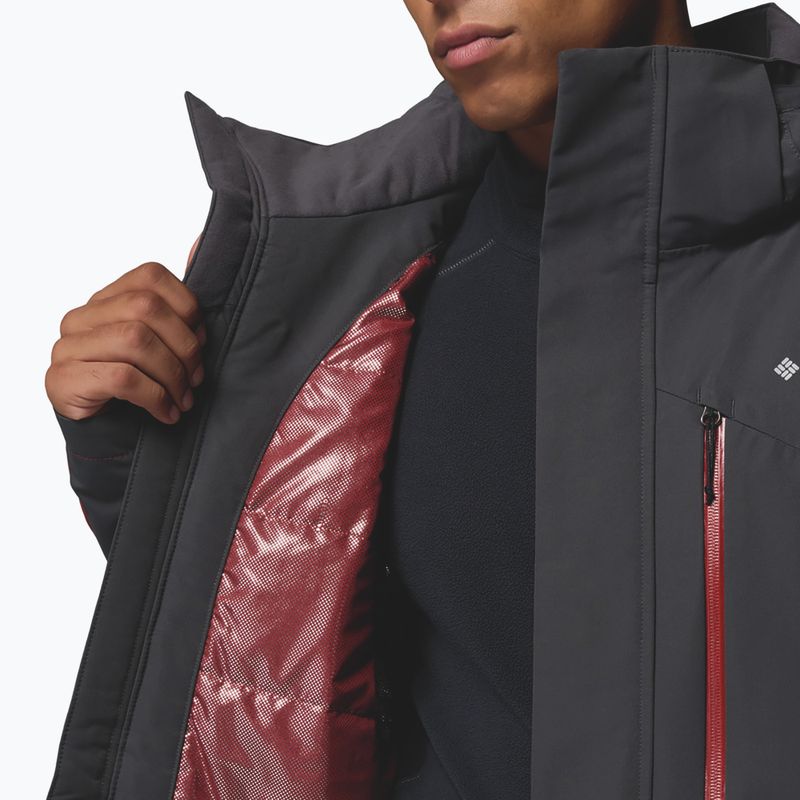 Herren-Skijacke Columbia Last Tracks III shark/red oxide 11