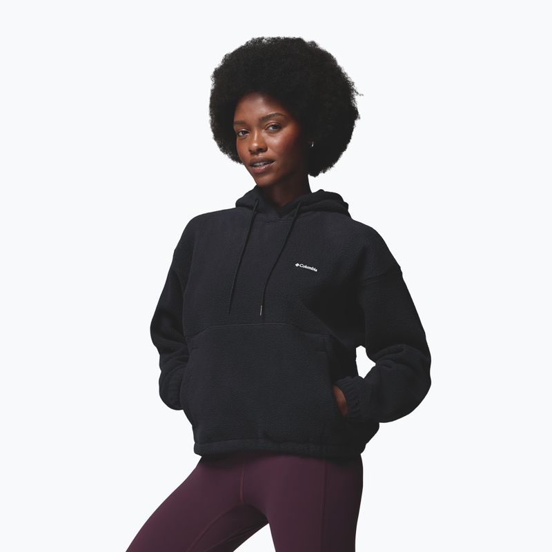 Fleecejacke für Damen Columbia Timber Meadow MTR Fleece Hoodie black 4