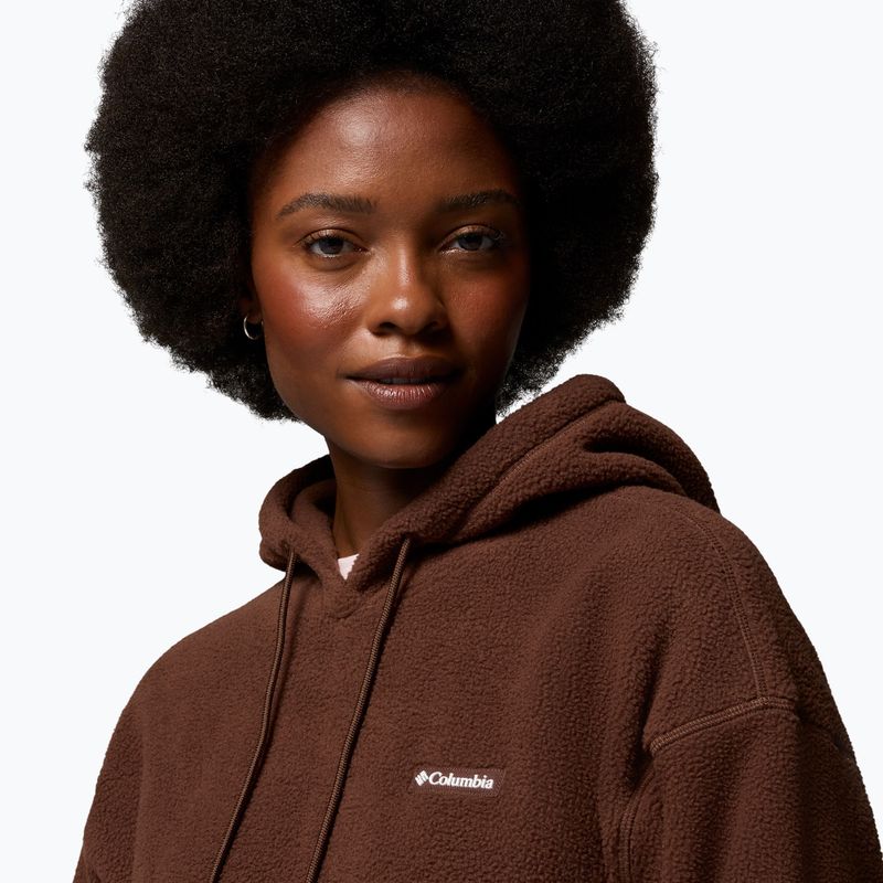 Fleecejacke für Damen Columbia Timber Meadow MTR Fleece Hoodie tobacco 6