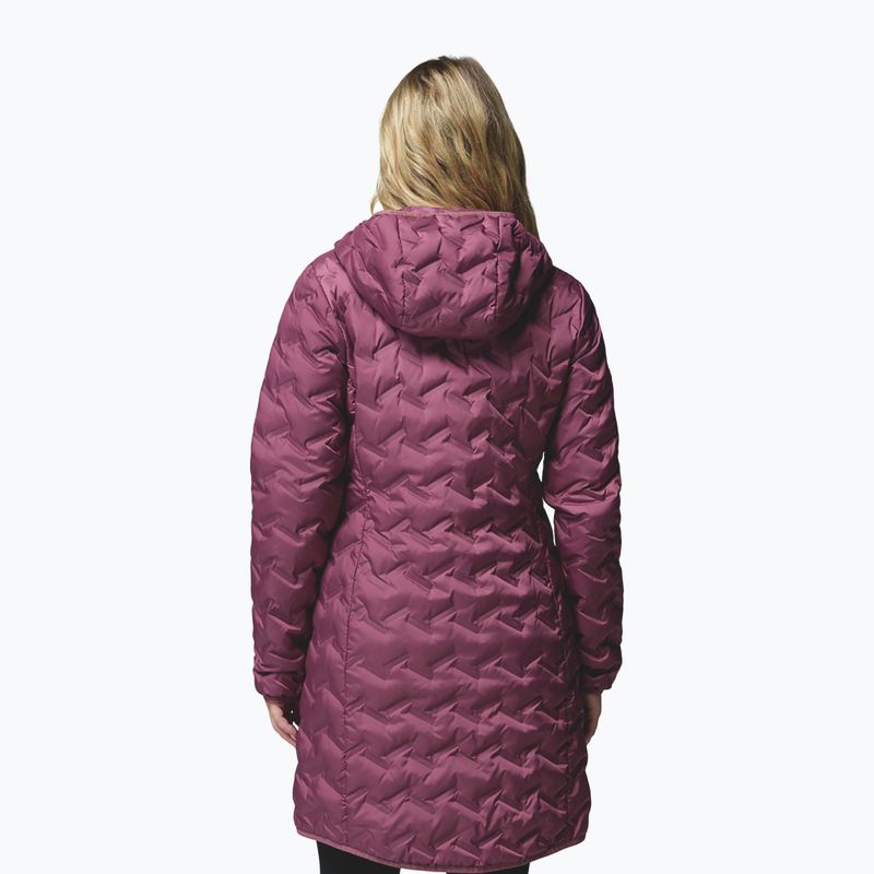 Damen-Daunenjacke Columbia Delta Ridge II Long Down antique mauve 3
