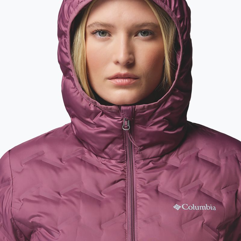 Damen-Daunenjacke Columbia Delta Ridge II Long Down antique mauve 6