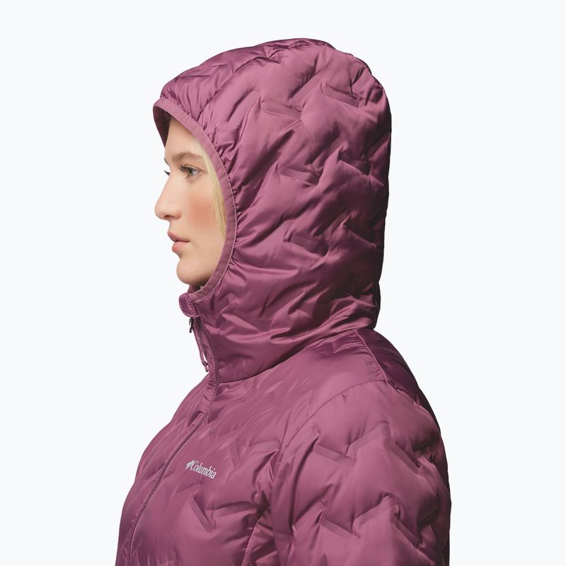 Damen-Daunenjacke Columbia Delta Ridge II Long Down antique mauve 7