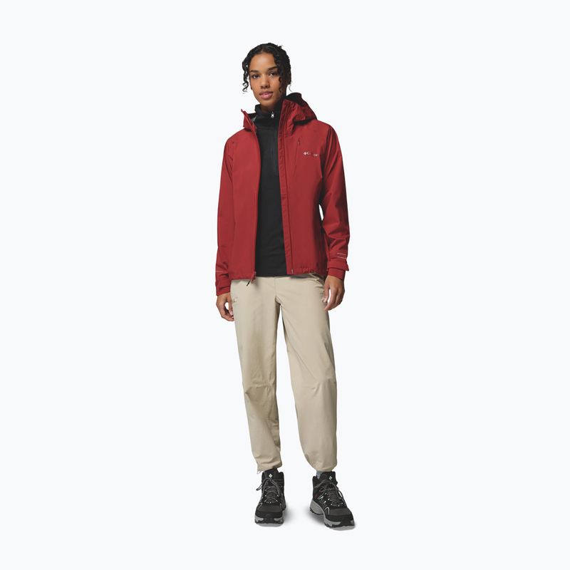 Damen-Softshelljacke Columbia Trailborne 2.5L Shell red oxide 2