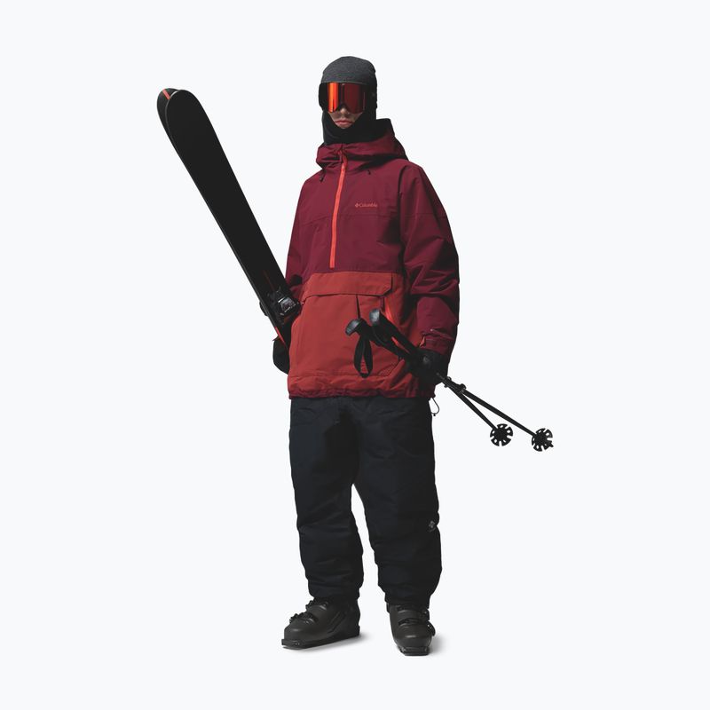 Herren-Snowboardjacke Columbia Coreshot Shell Anorak red oxide/rich wine 2
