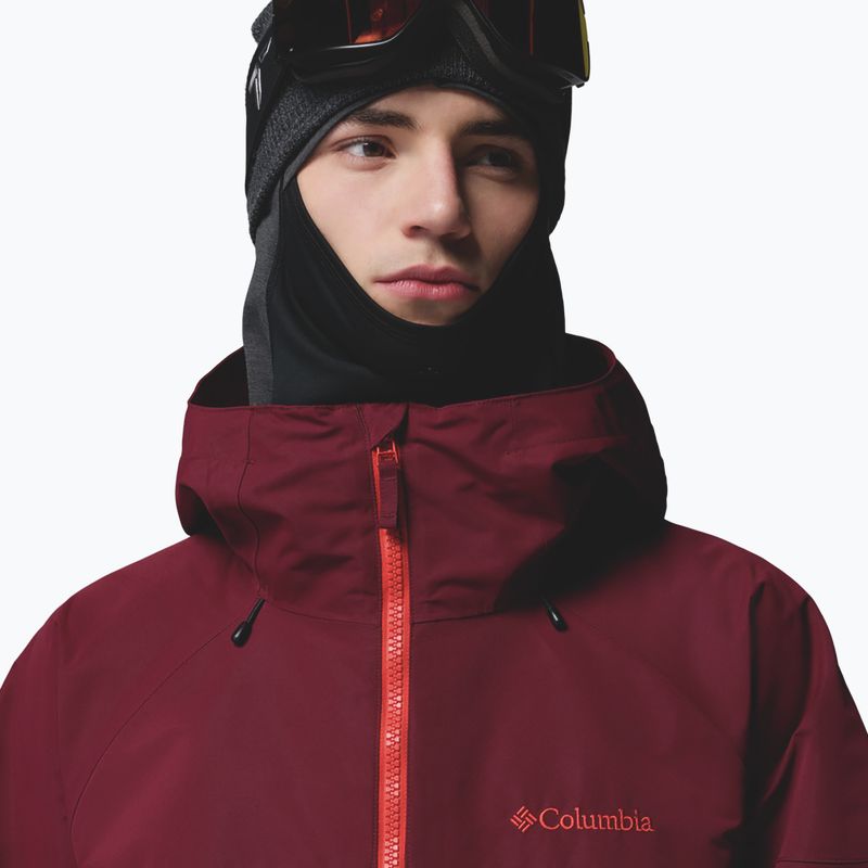 Herren-Snowboardjacke Columbia Coreshot Shell Anorak red oxide/rich wine 5