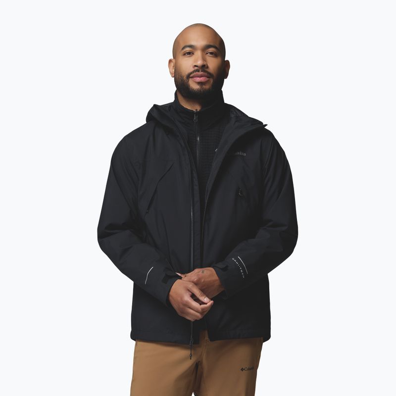 3‑in‑1 Herrenjacke Columbia Trailborne Interchange black 5