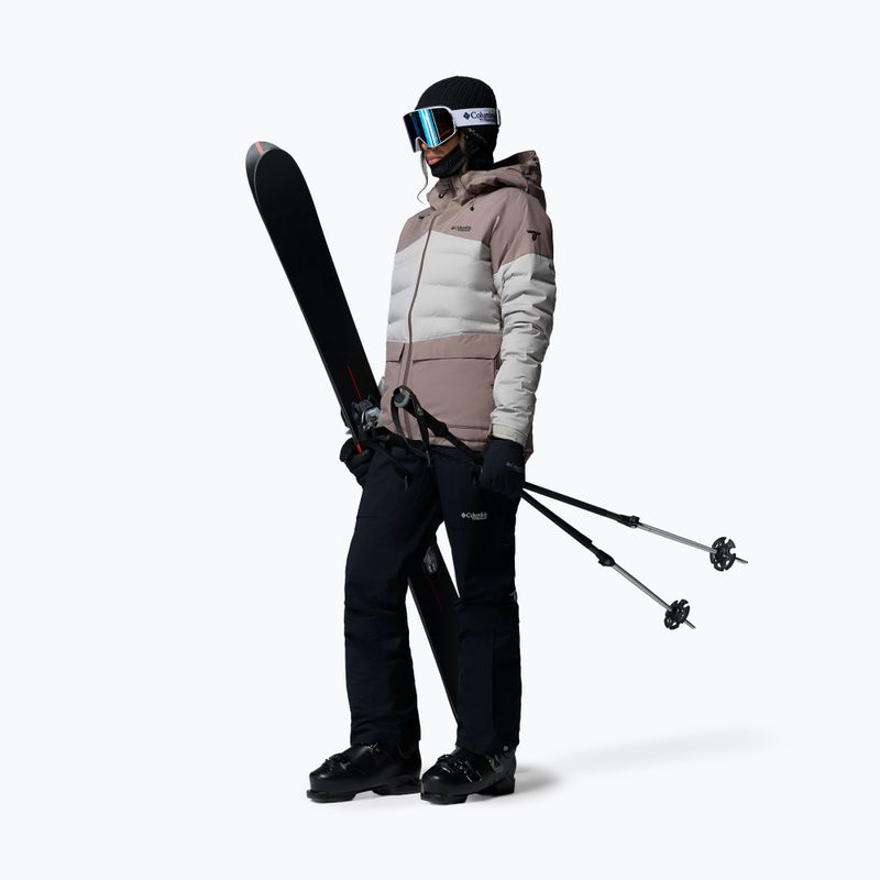 Damen-Skijacke Columbia Glacier Ridge Down iron/flint grey 2