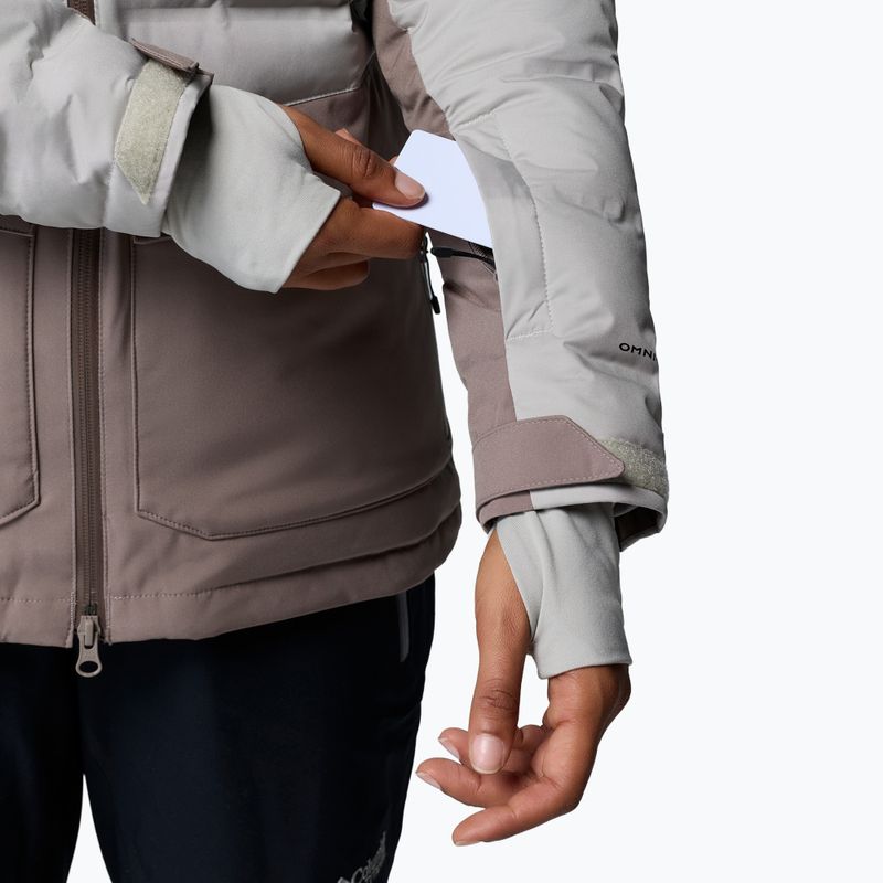 Damen-Skijacke Columbia Glacier Ridge Down iron/flint grey 10