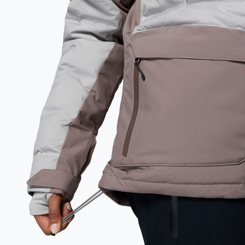 Damen-Skijacke Columbia Glacier Ridge Down iron/flint grey 11