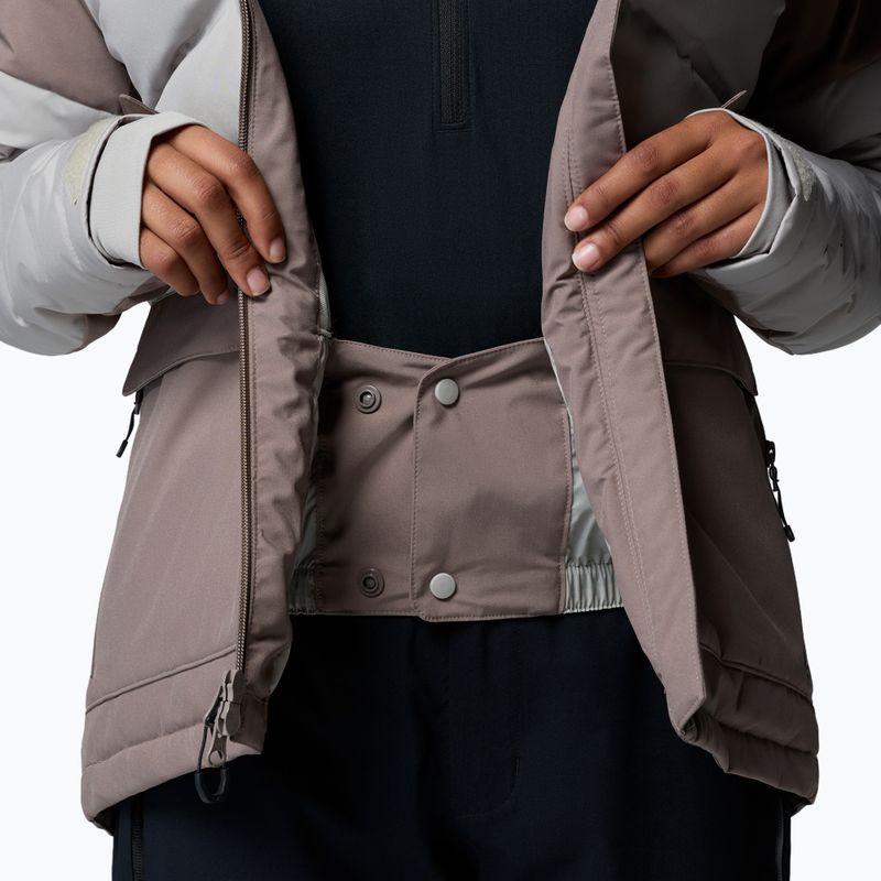 Damen-Skijacke Columbia Glacier Ridge Down iron/flint grey 12