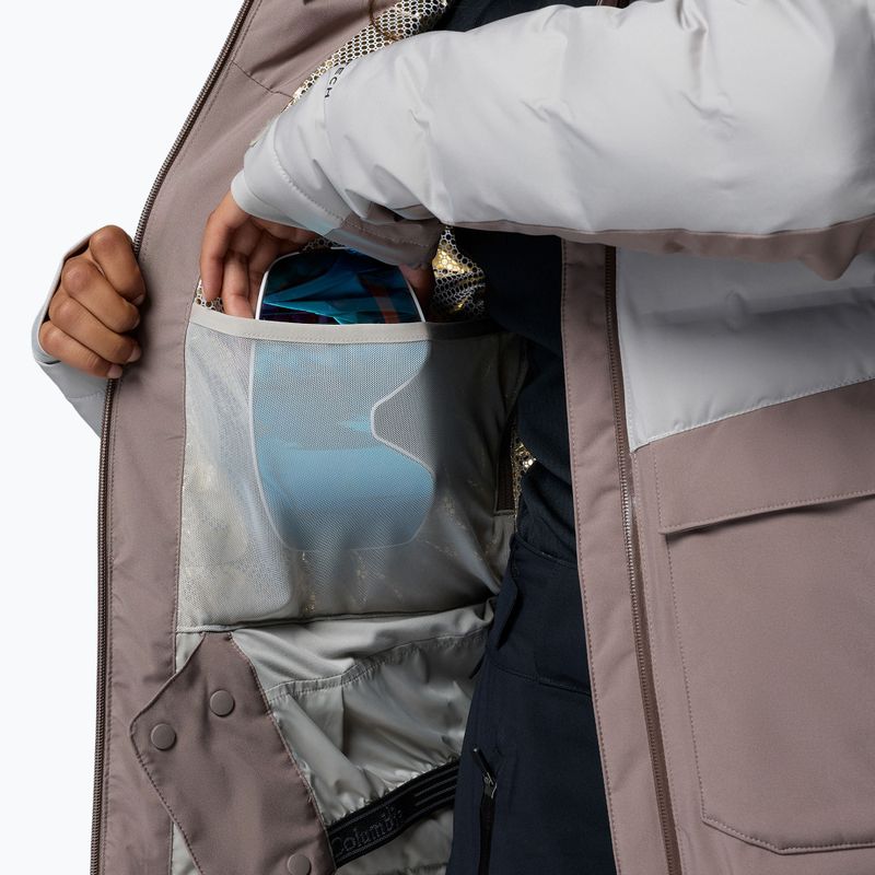 Damen-Skijacke Columbia Glacier Ridge Down iron/flint grey 14