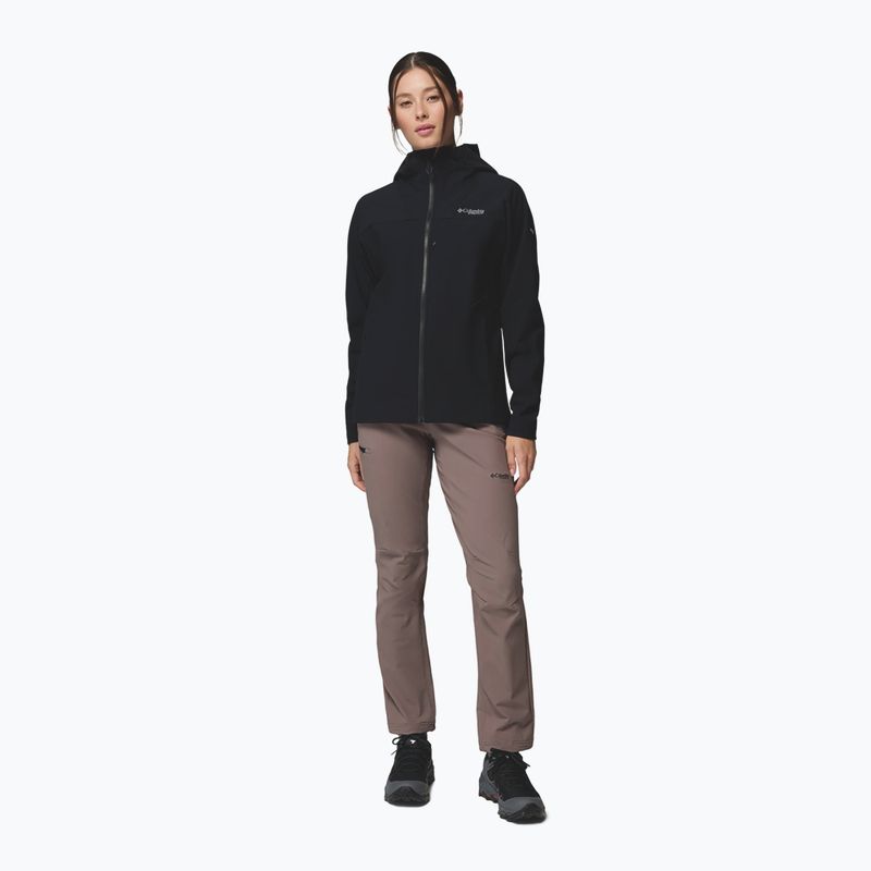 Damen-Softshelljacke Columbia Tennen Mountain Hooded Softshell black 2