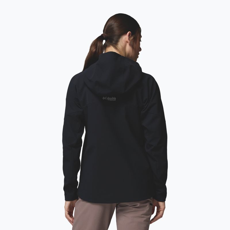 Damen-Softshelljacke Columbia Tennen Mountain Hooded Softshell black 3
