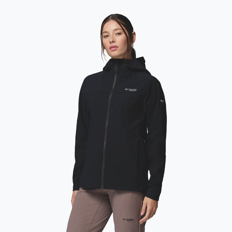 Damen-Softshelljacke Columbia Tennen Mountain Hooded Softshell black 5