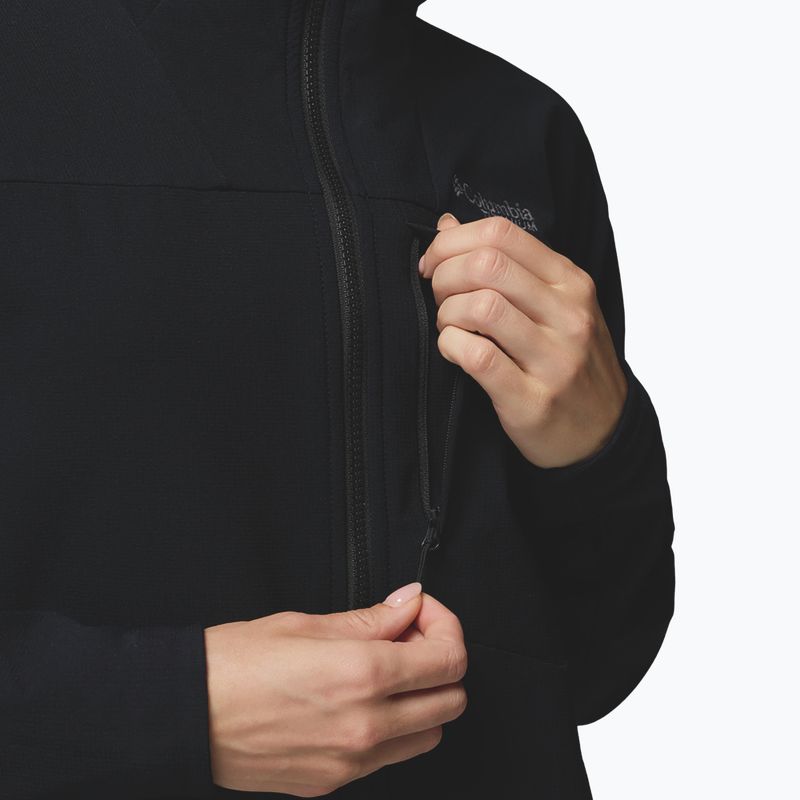 Damen-Softshelljacke Columbia Tennen Mountain Hooded Softshell black 8