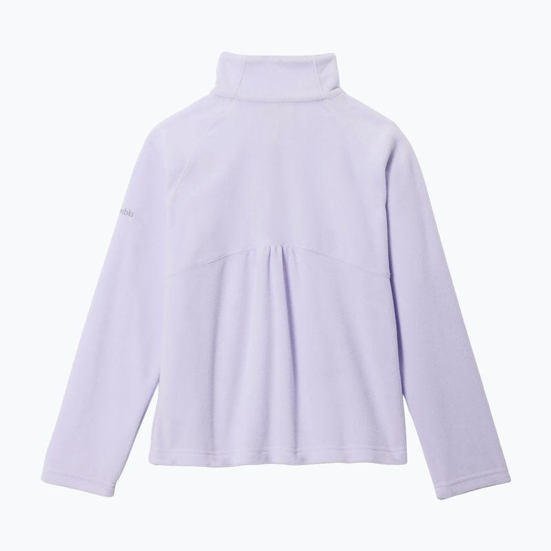 Kinder Fleecejacke Columbia Glacial Fleece Half Zip Purple Tint 2