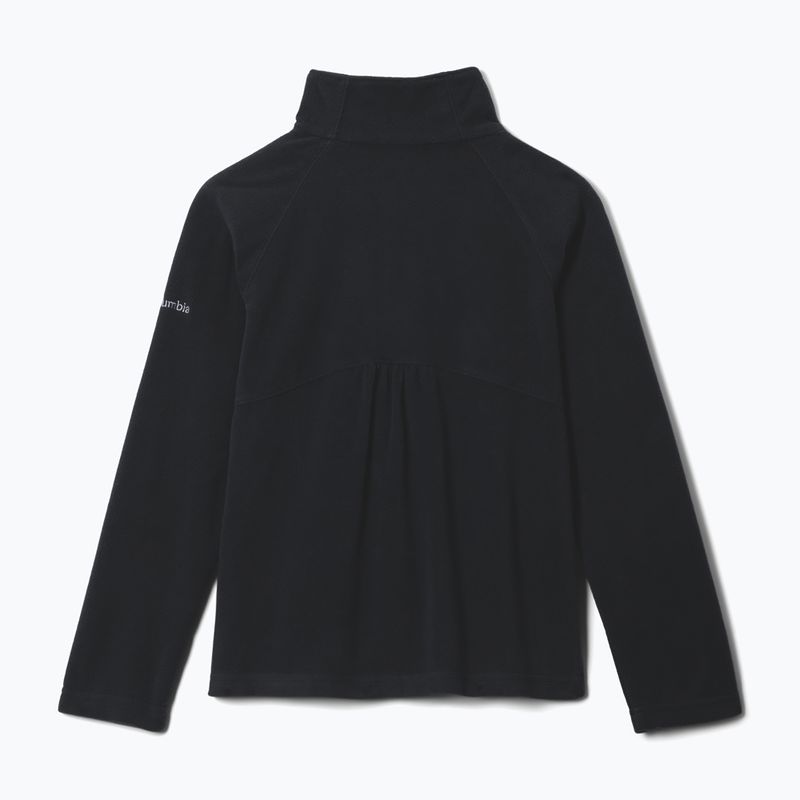 Kinder Fleecejacke Columbia Glacial Fleece Half Zip Black 2