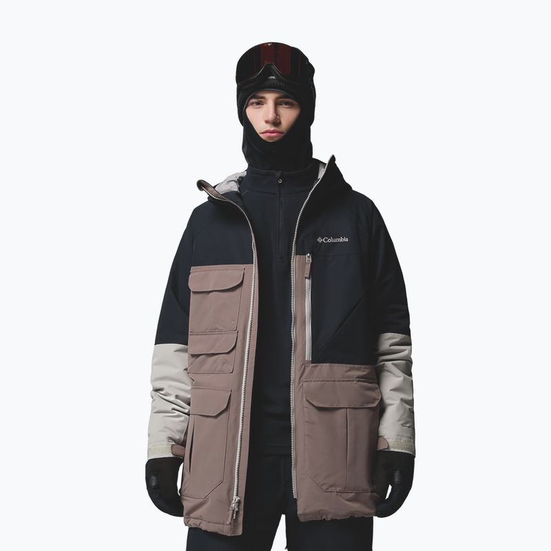 Herren-Snowboardjacke Columbia Coreshot iron/black/flint grey 4