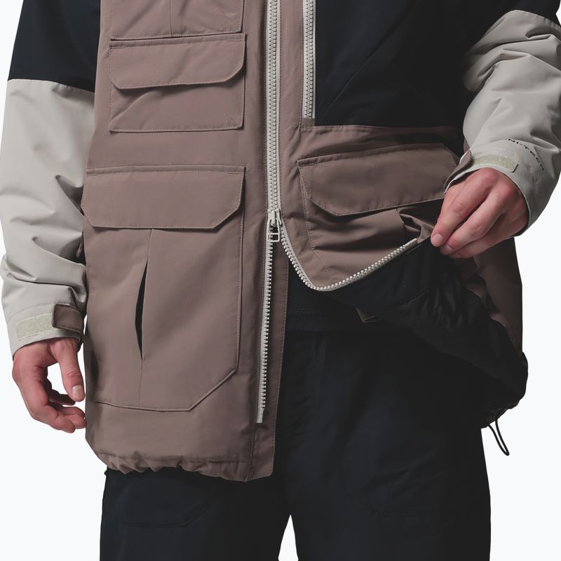Herren-Snowboardjacke Columbia Coreshot iron/black/flint grey 9