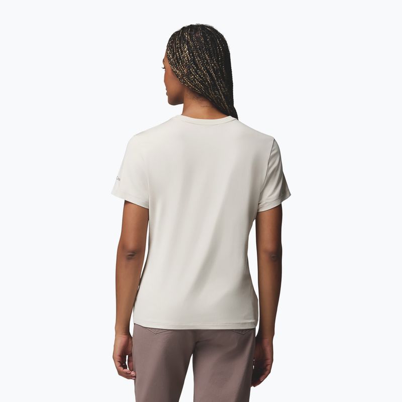 Damen-T-Shirt Columbia Parsons Point SS Graphic Tee dark stone heather/treescape 3